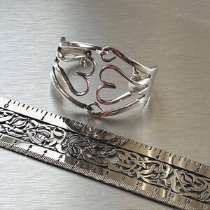 Fork Heart Bracelet, Unique Stainless steel Jewelry